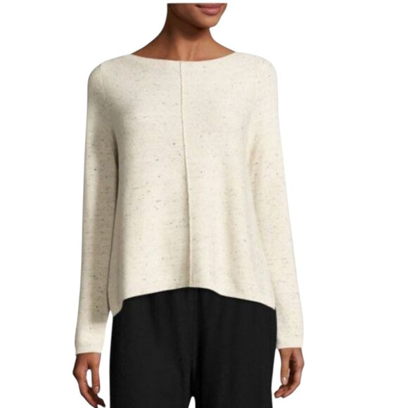Eileen Fisher Speckled Knit Sweater - Picture 5 of 5
